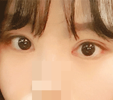 My eyes turned out perfect!