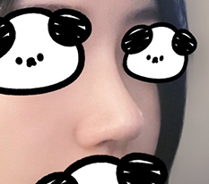 My nose line is amazing..!